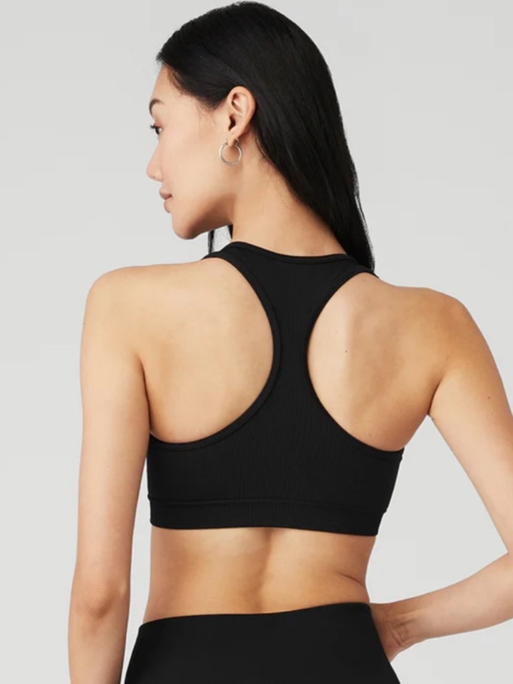 Alo Seamless Ribbed Favorite Bra - Picture 3 of 8